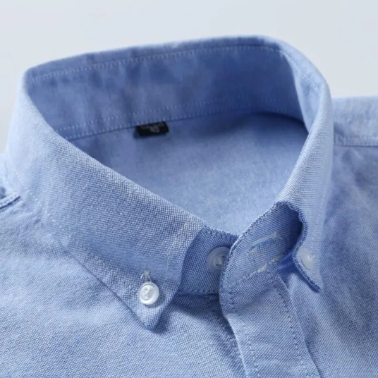 Cotton Oxford Men's Long Sleeve Shirt