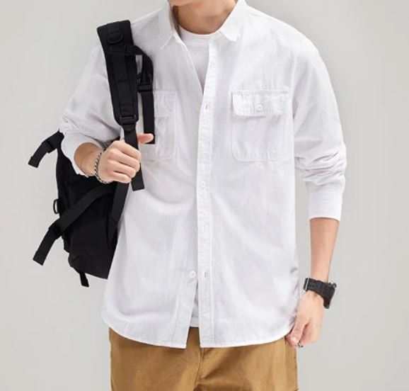 Vintage Cotton Long Sleeve Shirt