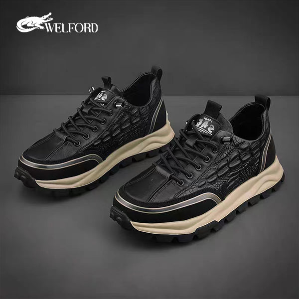 Italian Leather Casual Alligator Shoes