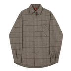 Thick Woolen Plaid Shirt