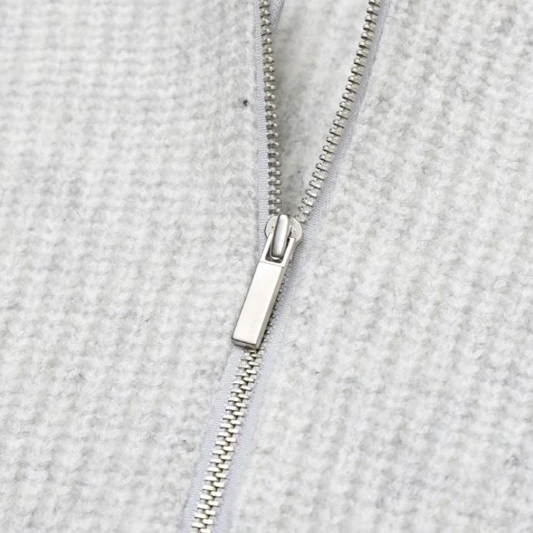 Semi Zip Warm Hoodie