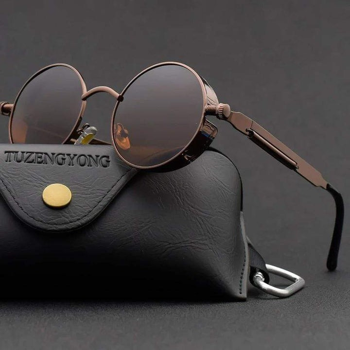 Polarized Classic Gothic Steampunk Sunglasses