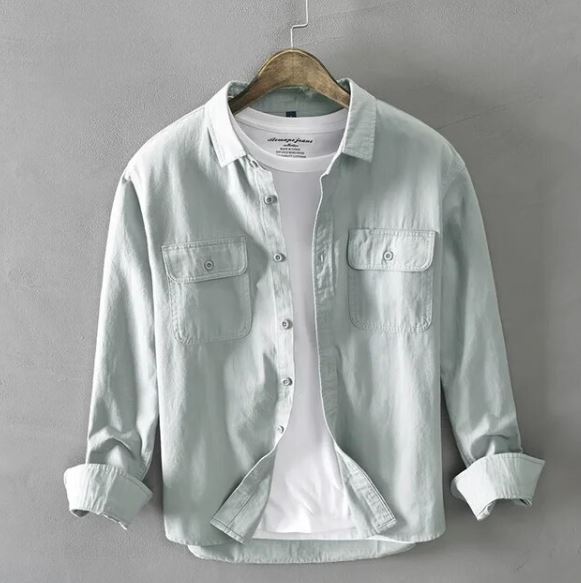 Vintage Cotton Long Sleeve Shirt