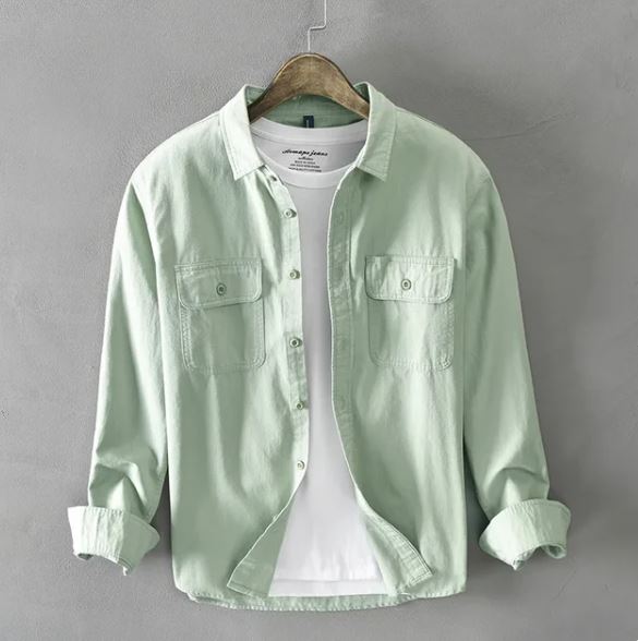 Vintage Cotton Long Sleeve Shirt