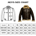 Faux-Sheepskin Leather Jacket