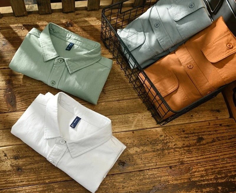 Vintage Cotton Long Sleeve Shirt