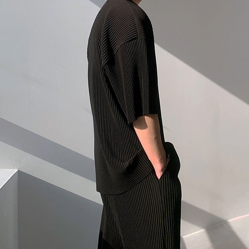 Oversize Pleated Shirt