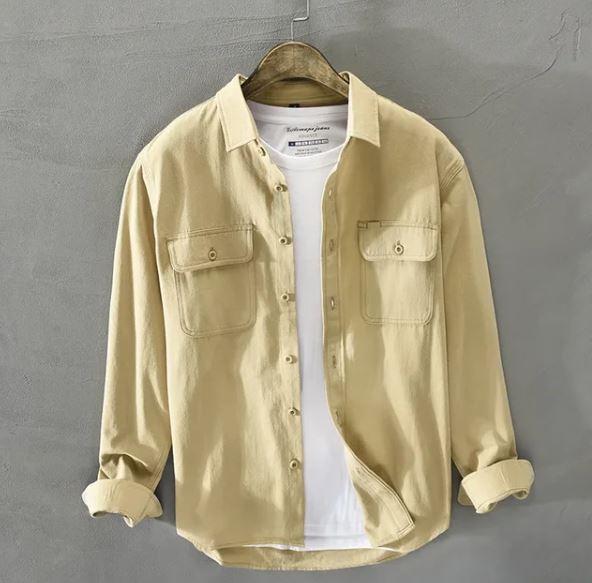 Vintage Cotton Long Sleeve Shirt