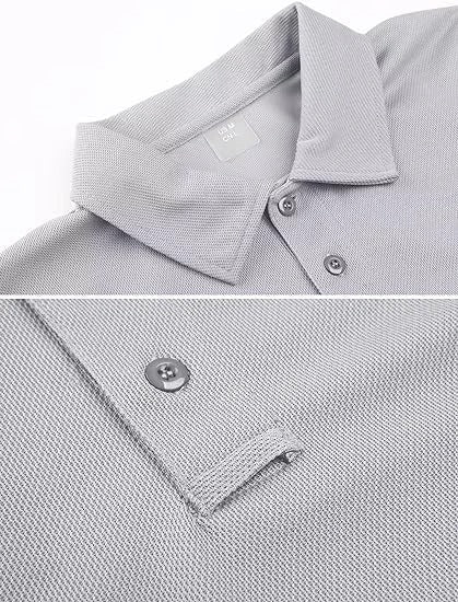 BreezeTech Long-Sleeve Polo Shirt