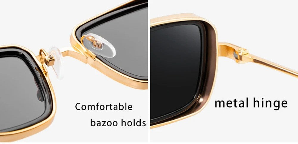 Vintage Metal Steampunk Sunglasses