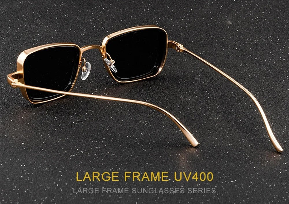 Vintage Metal Steampunk Sunglasses