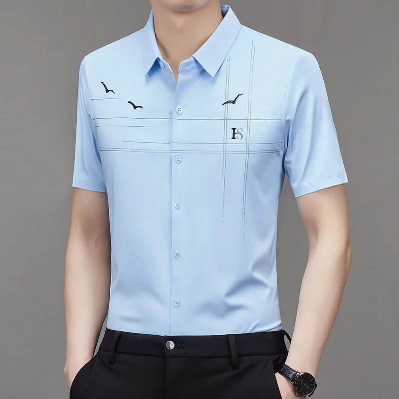 Ice Silk Business Shirt