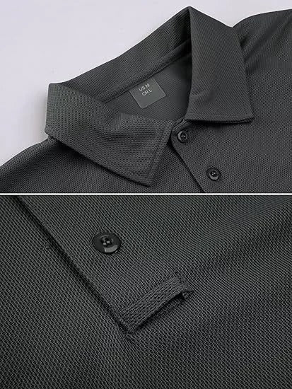 BreezeTech Long-Sleeve Polo Shirt