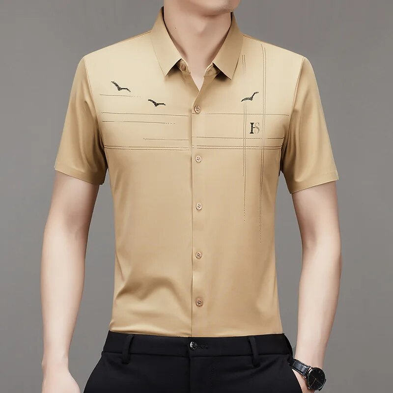 Ice Silk Business Shirt