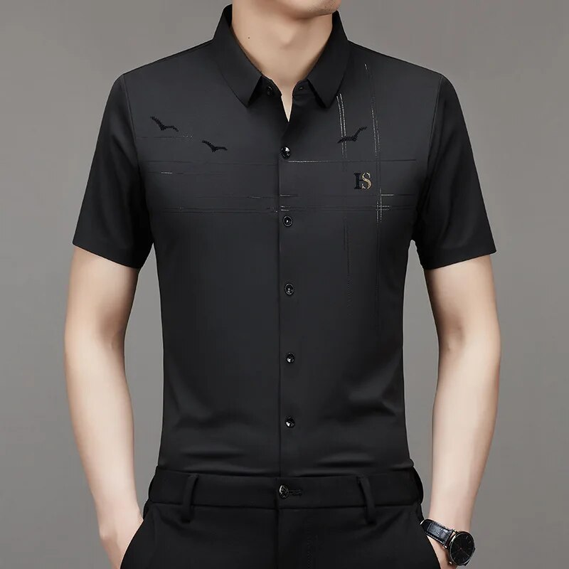 Ice Silk Business Shirt
