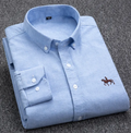 Cotton Oxford Men's Long Sleeve Shirt