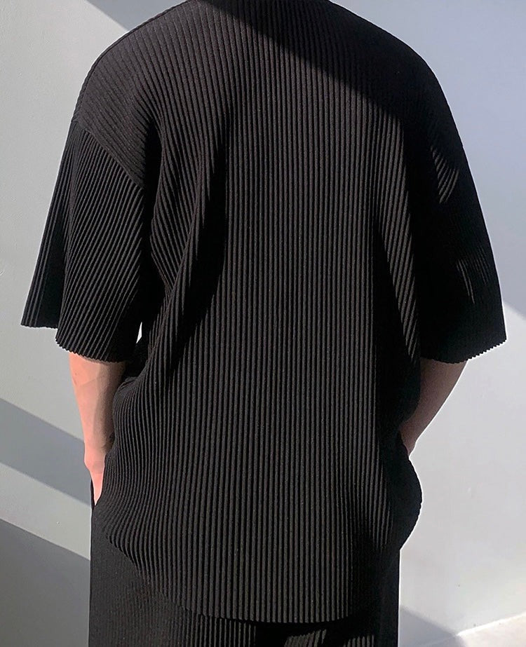 Oversize Pleated Shirt