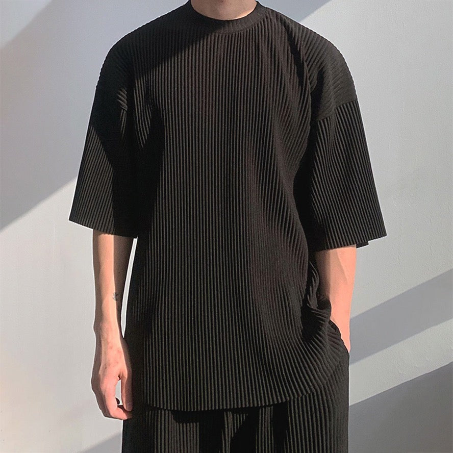 Oversize Pleated Shirt